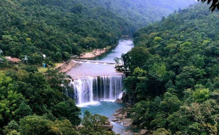 THLUMUWI FALLS , Jowai Amlarem Road, West Jaintia Hills